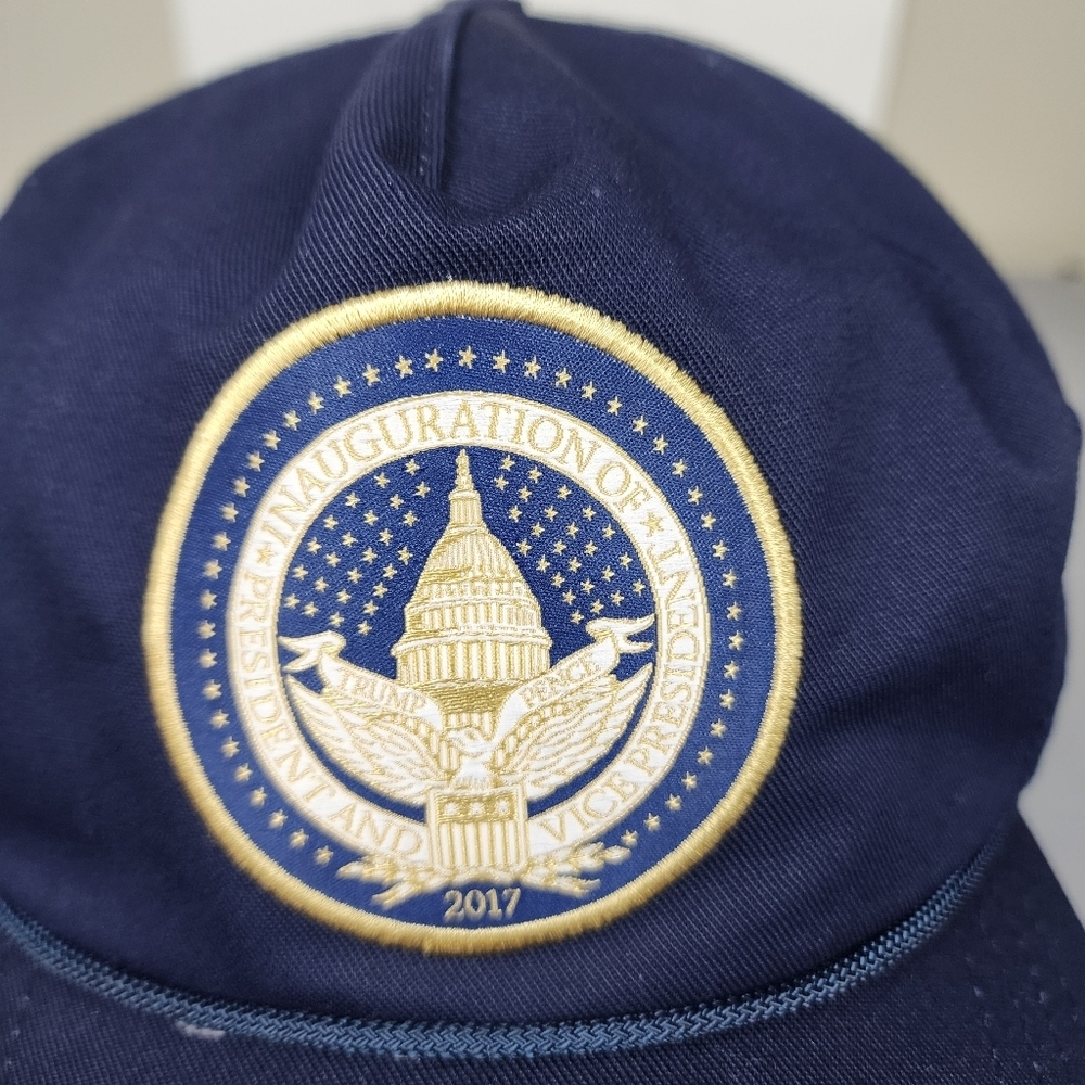 2017 Inaguration Of President And Vice President Navy Blue Trucker Cap